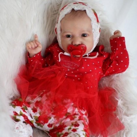 22'' Latest Reborn Doll Shop Baby Lillian, Reborn Doll Girl Gift Toy