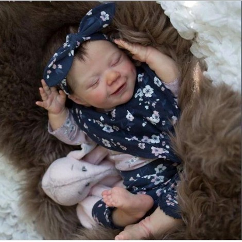 20 '' So Truly Real Reborn April Baby Doll Named Kinley- Lifelike Soft Vinyl Doll Children Gifts