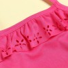 Summer pink cute lace bodysuit for 22'' reborn baby doll girl