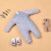 Blue rainbow plus velvet comfortable jumpsuit for 22'' reborn baby doll boy/girl