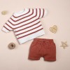 brown stripe suit for 22'' reborn baby doll girl/boy