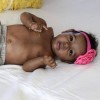 22'' Black African American Karen Reborn Baby Doll Girl, Reborn Toy Kids Gift Toy