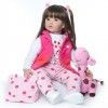 24'' Sweet Daniella Toddler Doll Girl Realistic Gift To Children