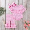 Reborn Dolls Baby Clothes Outfit for 20"- 22" Reborn Doll Girl Baby Clothing pink cotton 2 pieces