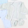 Reborn Dolls Baby Clothes Blue Outfits for 20"- 22" Reborn Doll Girl Baby Clothing 5 pieces sets
