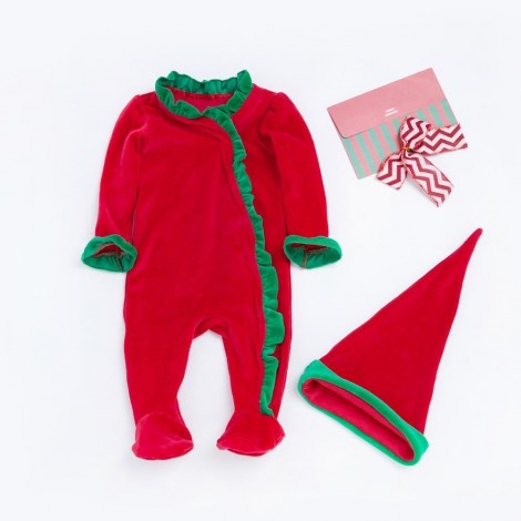 Christmas Santa Claus Romper Jumpsuit for 20''-22'' Reborn Baby