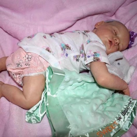 17''  Lilyana Reborn Baby Doll Girl