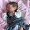 17'' Full Silicone Corinne Reborn Baby Doll Girl, Lifelike Newborn Baby Dolls with Clothes Toy