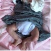 17'' Full Silicone Corinne Reborn Baby Doll Girl, Lifelike Newborn Baby Dolls with Clothes Toy