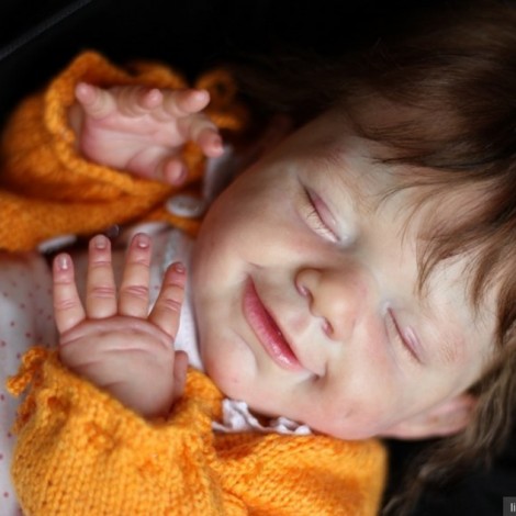 Realistic 20'' Handmade Reborns  Remington Reborn Baby Doll Girl- So Truly Lifelike Baby