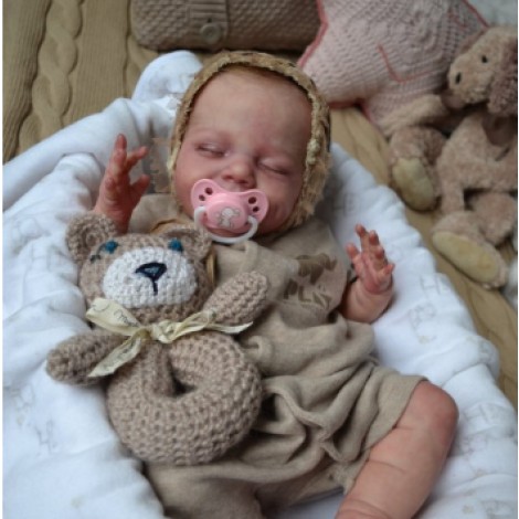 Realistic 20'' Handmade Reborns  Jahn Reborn Baby Doll Girl- So Truly Lifelike Baby