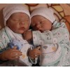 17inch Truly Look Real Reborn Twins Baby Girl Dolls Romana and Rosalía, Birthday Gift