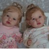 22'' Lifelike twin Maegan and Ysandre Reborn Baby  Girls
