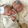 17'' SoftTouch Real Lifelike Twins Sister Lexi and Allie Reborn Baby Doll Girl