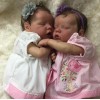 17'' Real Lifelike Twins  Olga and Cortney Reborn Baby Doll Girl