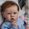 22"Kids Play Gift Kate Reborn Saskia Baby Doll Boy, Realistic＆Lifelike Newborn Baby Dolls