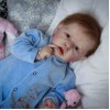 22"Kids Play Gift Kate Reborn Saskia Baby Doll Boy, Realistic＆Lifelike Newborn Baby Dolls