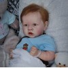 22"Kids Play Gift Kathy Reborn Saskia Baby Doll Boy, Realistic＆Lifelike Newborn Baby Dolls