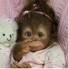 Truly Baby Monkey Reborn Doll Named Briany
