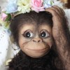 Darlene Realistic Naughty Baby Monkey Doll