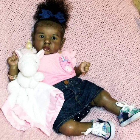 22'' Real Life Reborn Baby Doll Girl Santo That Look Real