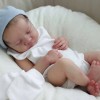 20'' Reborn Baby Boy Gray , Realistic Lifelike Handmade Doll Gift