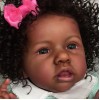 22'' Ramos Lifelike Soft Black Reborn Baby Doll Girl
