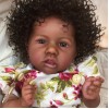 22'' Wright Lifelike Soft Black Reborn Baby Doll Girl