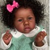 22'' Ramos Lifelike Soft Black Reborn Baby Doll Girl