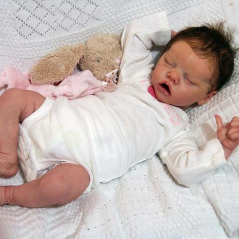 17 Nathalia Realistic Toddler Reborn Baby Girl, Reborn Collectible Baby  Doll Has Coos and Heartbeat