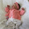 17'' Real Lifelike Halle Reborn Baby Doll Girl  with Coos and "Heartbeat"