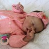 17'' Real Lifelike Halle Reborn Baby Doll Girl  with Coos and "Heartbeat"