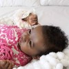 22'' Kids Reborn Lover Elliot Reborn Baby Doll Girl Toy with Coos and "Heartbeat"