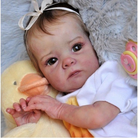 18" Messye Realistic Reborn Baby Girl Doll